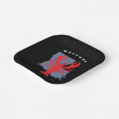 Moderner Empfang Rote Krebse Louisiana individuell Pappteller (Gewinkelt)