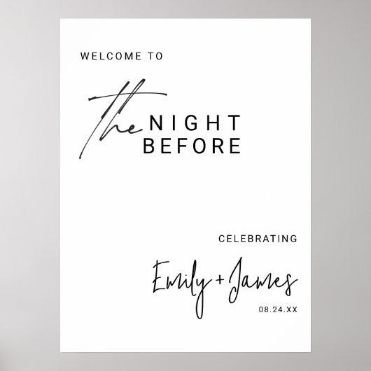 Moderner Empfang vor dem Probe Poster (Vorne)