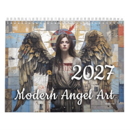 Moderner Engel Kunstkalender 2027 Kalender