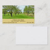Moderner Entwurf des Baumzüchterbaumzutatservices Visitenkarte (Vorne/Hinten)