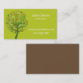 Moderner Entwurf des Gärtnerservices Visitenkarte (Vorne/Hinten)