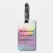 Moderner Entwurf Gepäckanhänger (Rückseite vertikal)