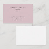 Moderner Entwurfs-einfaches berufliches elegantes Visitenkarte (Vorne/Hinten)