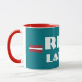 Moderner Entwurfs-Tasse Rigas Lettland Tasse (Links)