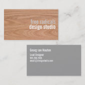 Moderner Entwurfs-Visitenkarte Visitenkarte (Vorne/Hinten)