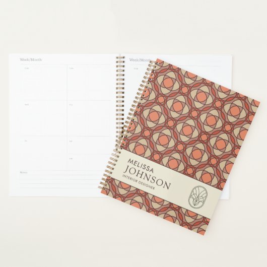 Moderner Erdiger Mosaik-Innenausstatter-Planer Planer (Anzeige)