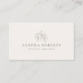 Moderner Ernährungsspezialist Visitenkarte (Vorderseite)