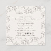 Moderner Ernährungsspezialist Visitenkarte (Rückseite)