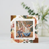 Moderner Erntedank Elegantes Foto Feiertagskarte (Stehend Vorderseite)