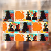 Moderner Erntedank Fensteraufkleber (Blatt 2)