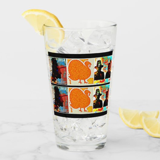 Moderner Erntedank Glas (Vorderseite Ice)