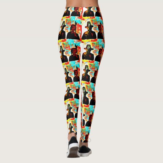 Moderner Erntedank Leggings (Rückseite)