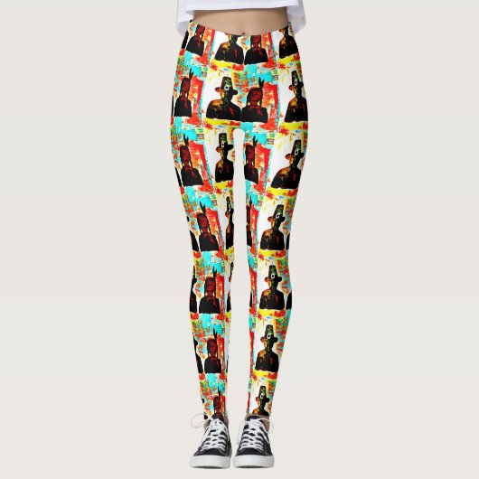 Moderner Erntedank Leggings (Vorderseite)
