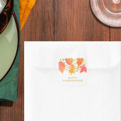 Moderner Erntedank Quadratischer Aufkleber