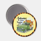 Moderner Erntedank Schöne Herbstsammlung Magnet (Vorderseite/Rückseite)