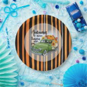 Moderner Erntedank Schöne Herbstsammlung Pappteller (Party)