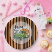 Moderner Erntedank Schöne Herbstsammlung Pappteller (Party)