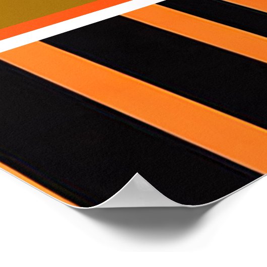 Moderner Erntedank Schöne Herbstsammlung Poster (Ecke)