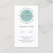 Moderner Esthetician Stylist Wellness-Center Kunde Visitenkarte (Vorderseite)