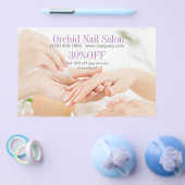 Moderner Esthetiker WELLNESS-CENTER Nail Salon Pre Flyer (Einzeln)