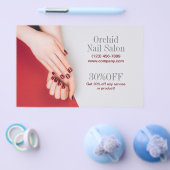 Moderner Esthetiker WELLNESS-CENTER Nail Salon Pre Flyer (Einzeln)