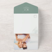 Moderner Eukalyptus Elegantes Rustikales Foliage-F All In One Einladung (Außenbereich)