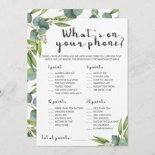 Moderner Eukalyptus Was ist auf deinem Handyspiel?