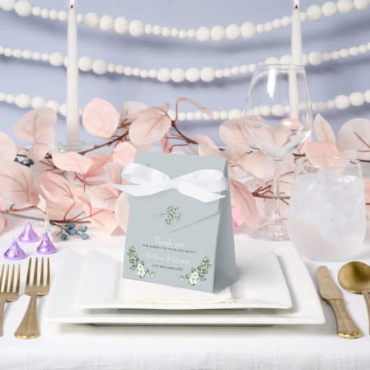 Moderner Eukalyptus Wedding Zent Geschenkschachtel (Hochzeit)