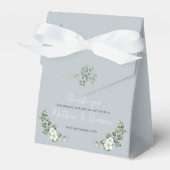Moderner Eukalyptus Wedding Zent Geschenkschachtel (Vorderseite)