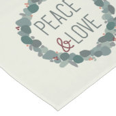 Moderner Eukalyptuskranz Großer Tischläufer (Ecke)