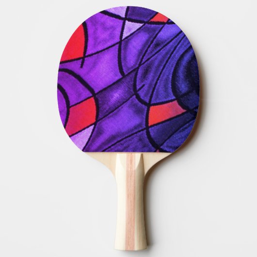 Moderner Expressionismus Tischtennis Schläger (Rückseite)