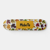 Moderner Fall Verließ Personalisierter Name Skateboard (Horizontal)