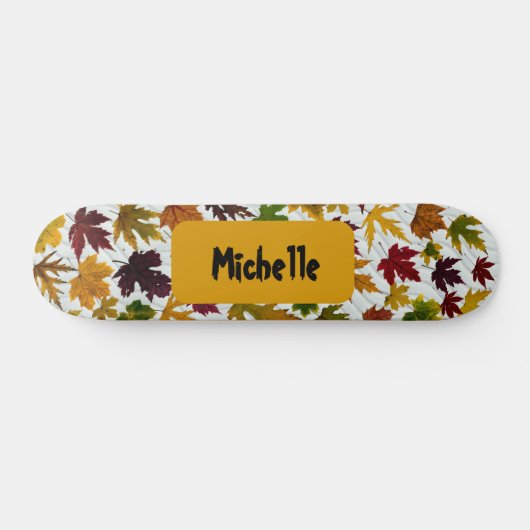 Moderner Fall Verließ Personalisierter Name Skateboard (Horizontal)