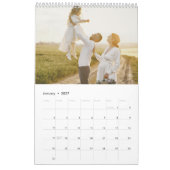 Moderner Familienfoto-Collage-Kalender Kalender (Jan 2027)
