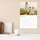 Moderner Familienfoto-Collage-Kalender Kalender