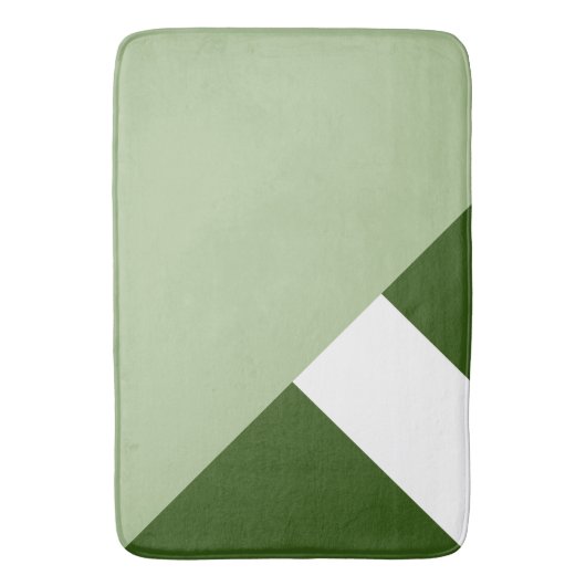 Moderner Farbblock 2 Badematte (Vorderseite Vertikal)