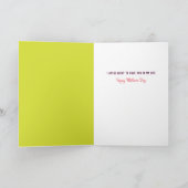 Moderner Farbblock Feiertagskarte (Innenseite)