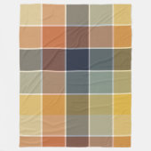 Moderner Farbblock Fleecedecke (Vorderseite)