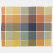 Moderner Farbblock Fleecedecke (Vorderseite (Horizontal))