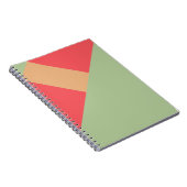 Moderner Farbblock Geo 1 Notizblock (Rechte Seite)