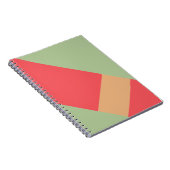 Moderner Farbblock Geo 1 Notizblock (Rechte Seite)