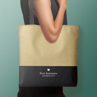 Moderner Farbblock mit hochskalierbarem Herzmonogr Tasche