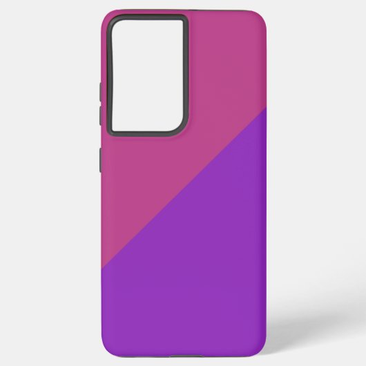 Moderner Farbblock Samsung Galaxy Hülle (Rückseite)