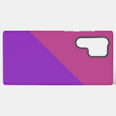 Moderner Farbblock Samsung Galaxy Hülle (Rückseite (Horizontal))