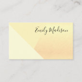 Moderner Farbblock | Trendy Stylish Visitenkarte (Vorderseite)