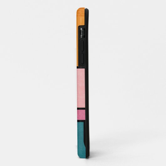 Moderner farbenfroher Collage Style Case-Mate iPhone Hülle (Hinten/Links)