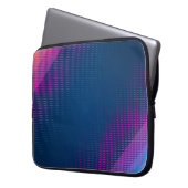 Moderner, farbenfroher Halbtontuch Laptopschutzhülle (Vorderseite Links)