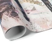 Moderner, farbenfroher Hintergrund. Kunst, zeitgen Geschenkpapier (Rolleneckpunkt)