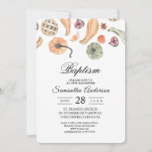 Moderner, farbenfroher Pumpkin Herbst Einladung (Vorderseite)