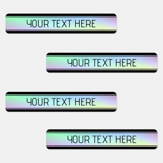 Moderner Farbenfroher und bearbeitbarer Text Etiketten (Gruppe)